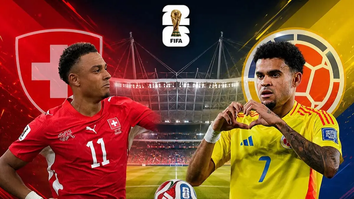 Timnas Swiss bersiap menjajal kekuatan Kolombia di BC Place, Vancouver pada babak 16 besar Piala Dunia FIFA 2026, Rabu (8/7/2026) dini hari WIB. (Sumber: betbrothers.ie)
