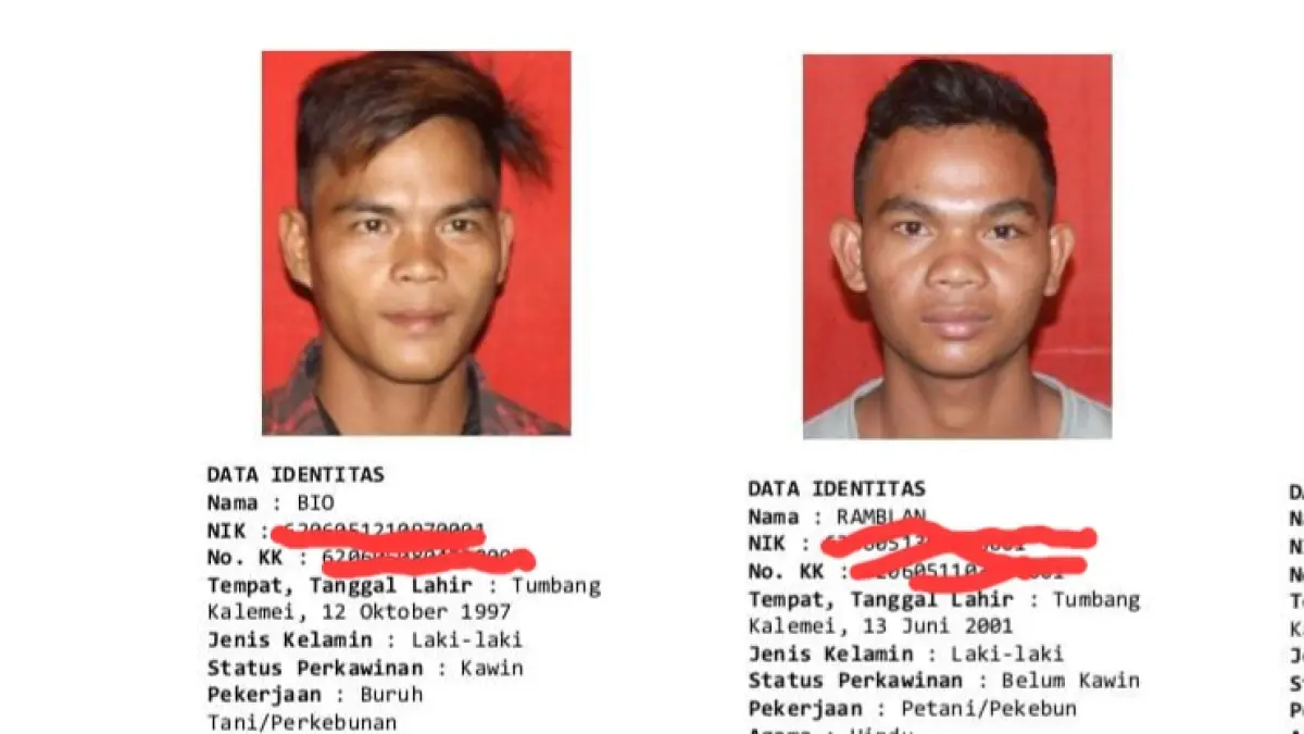 Bio dan Ramblan ditangkap.