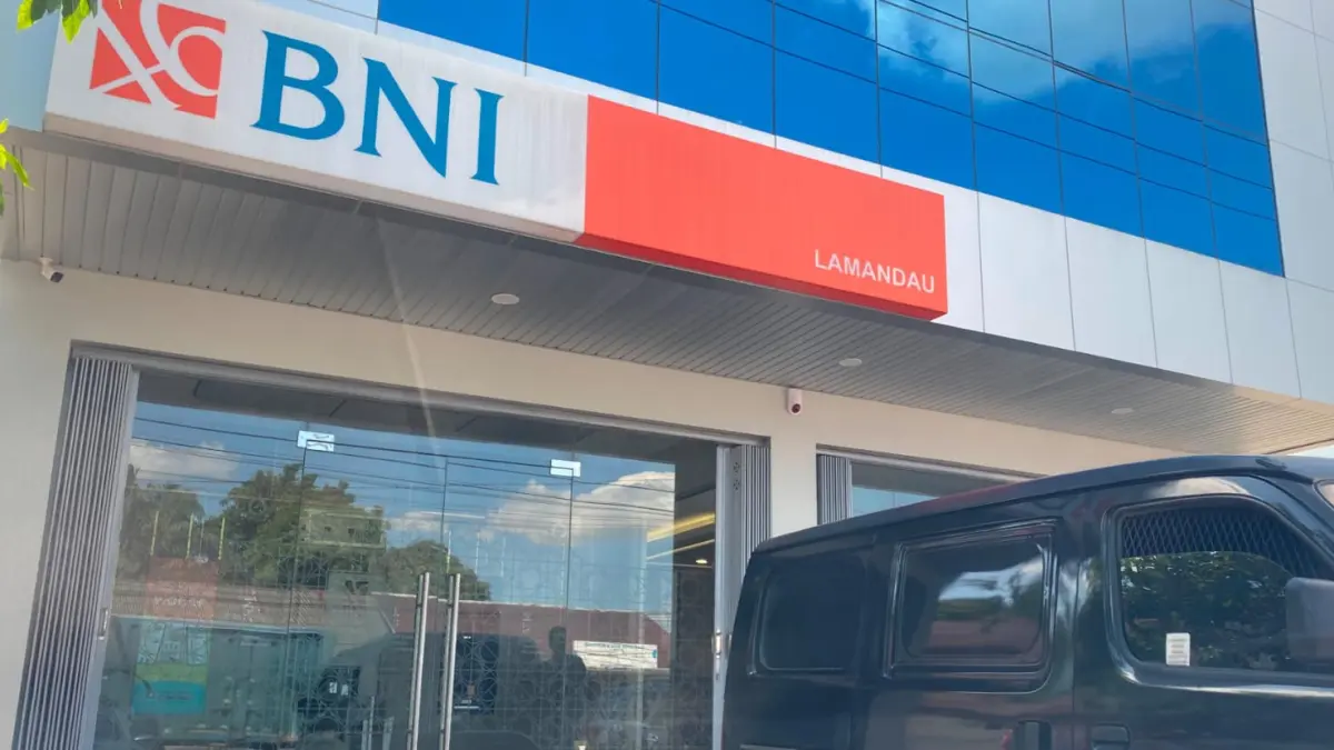 BNI KCP Nanga Bulik dilaporkan pidana oleh nasabah.(Ruslan/kaltengpos.jawapos.com)