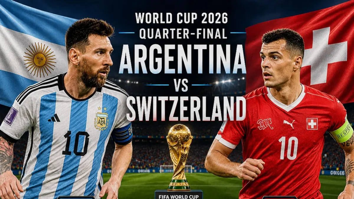 Timnas Argentina bersiap menjajal kekuatan tim kuda hitam Swiss di Kansas City Stadium pada babak perempat final Piala Dunia FIFA 2026, Minggu (12/7/2026) pagi WIB. (Sumber: livesportfootball.com) 