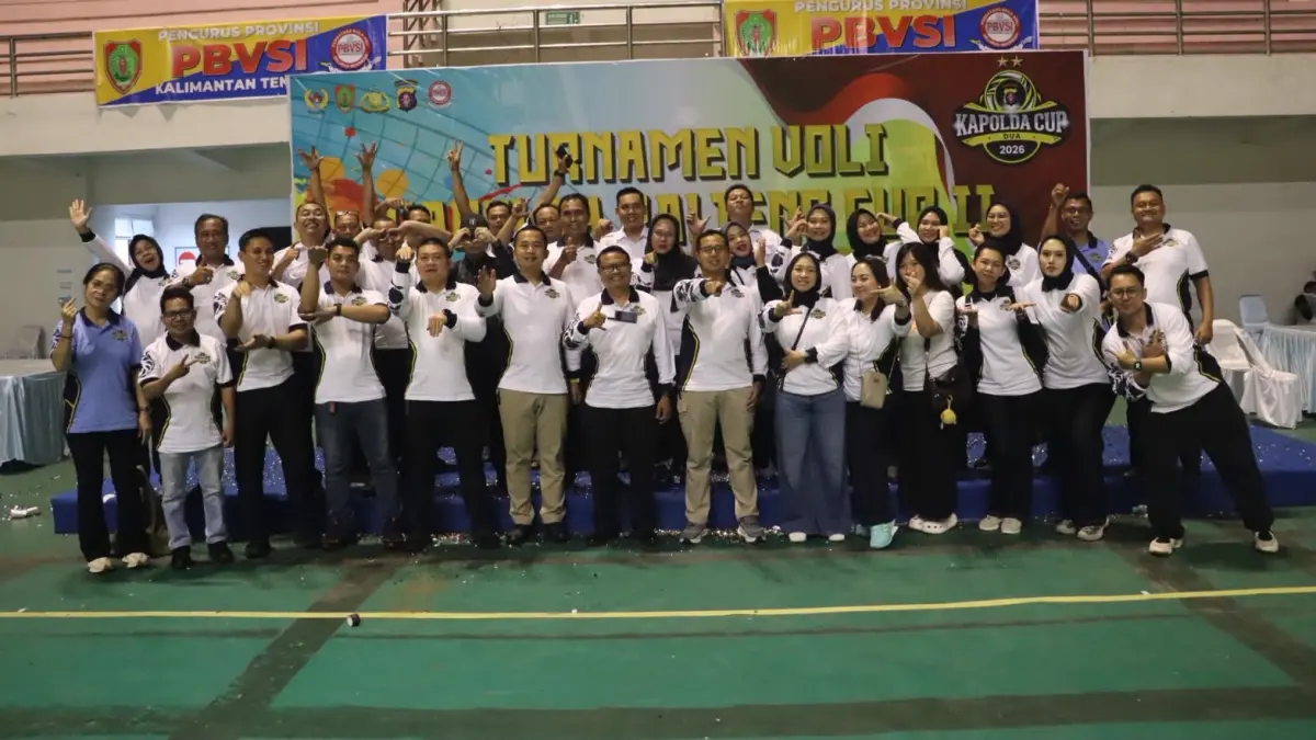 Panitia Turnamen Bola Voli Kapolda Kalteng Cup Seri II