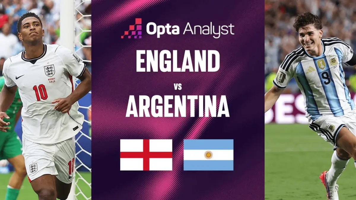 Pertandingan Inggris vs Argentina pada babak semifinal Piala Dunia 2026 akan menjadi laga bertabur bintang yang menghadirkan duel-duel menarik di Atlanta Stadium, Kamis (16/7/2026) dini hari WIB. (Sumber: theanalyst.com)