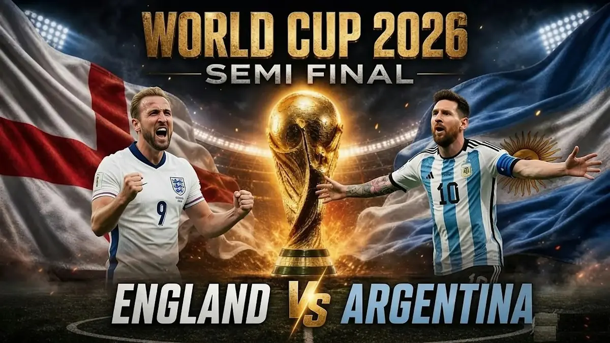 Timnas Inggris akan menjajal kekuatan Argentina di Mercedes-Benz Stadium, Atlanta pada babak semifinal Piala Dunia FIFA 2026, Kamis (16/7/2026) dini hari WIB. (Sumber: eventbrite.com)