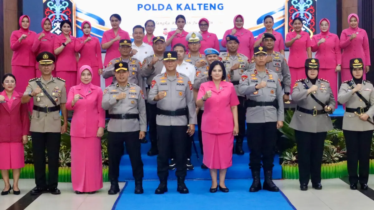 Sertijab Polda Kalteng.(Humas)