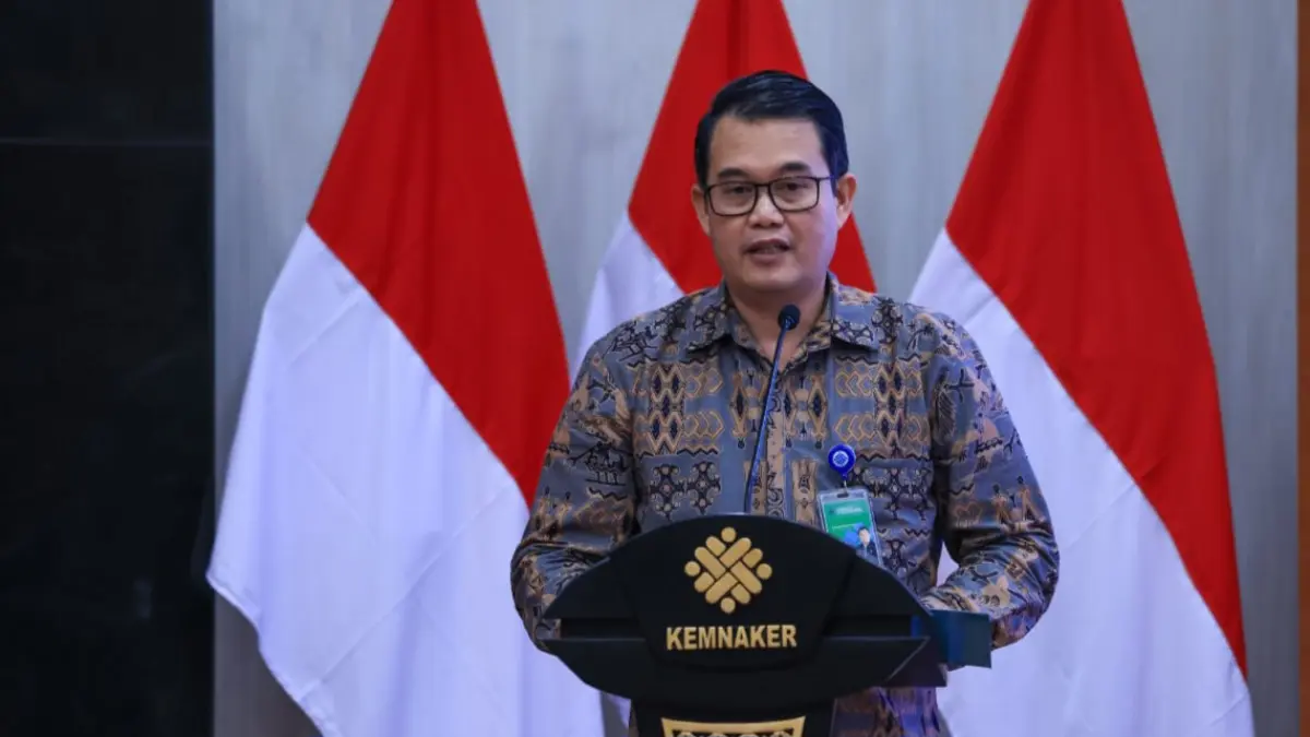 Direktur Jenderal Pembinaan Pelatihan Vokasi dan Produktivitas (Binalavotas) Kemnaker Darmawansyah