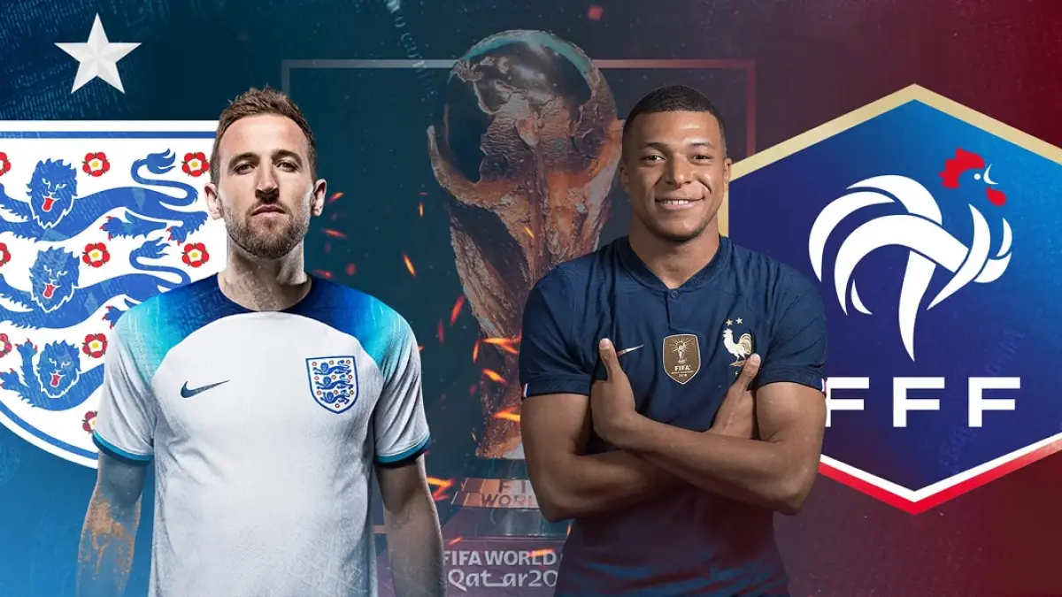 Laga perebutan posisi ketiga Piala Dunia FIFA 2026 akan mempertemukan dua raksasa sepak bola Eropa, Inggris dan Prancis. Pertandingan akan digelar di Stadion Miami, Florida, Minggu (19/7/2026) dini hari WIB. (Sumber: khelnow.com)
