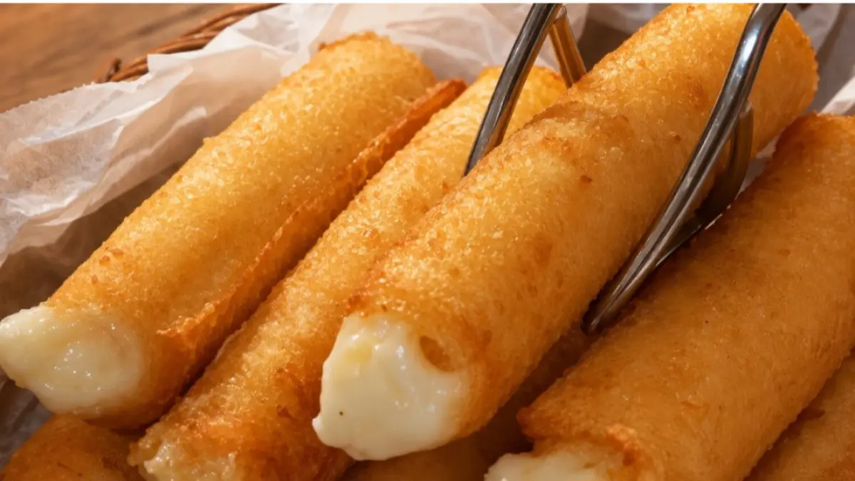 Crispy milk rolls dengan isian susu creamy dan roti goreng yang renyah. (Instagram @fika.fasha)
