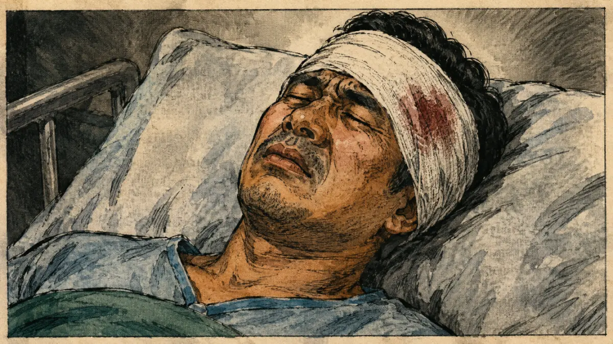Ilustrasi luka di kepala