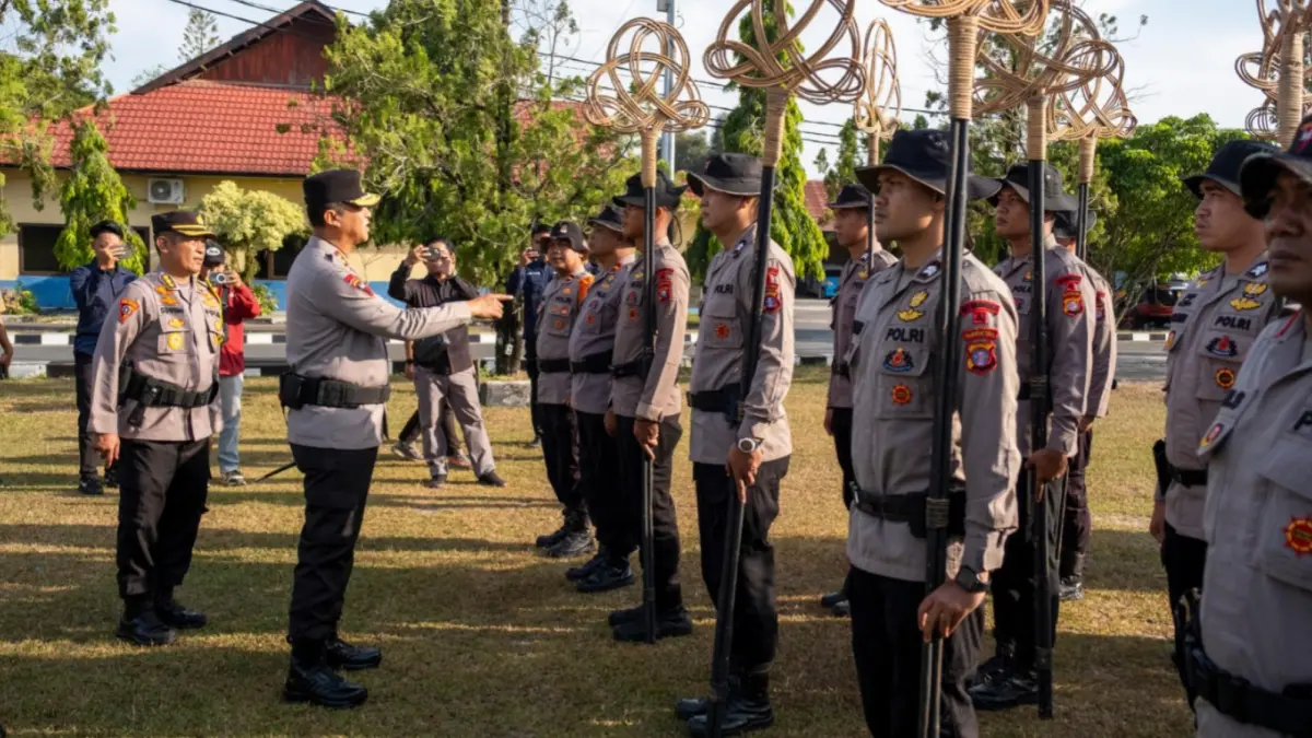 Kapolda Kalteng menekankan pencegahan karhutla melalui Operasi Aman Nusa II.(Humas)