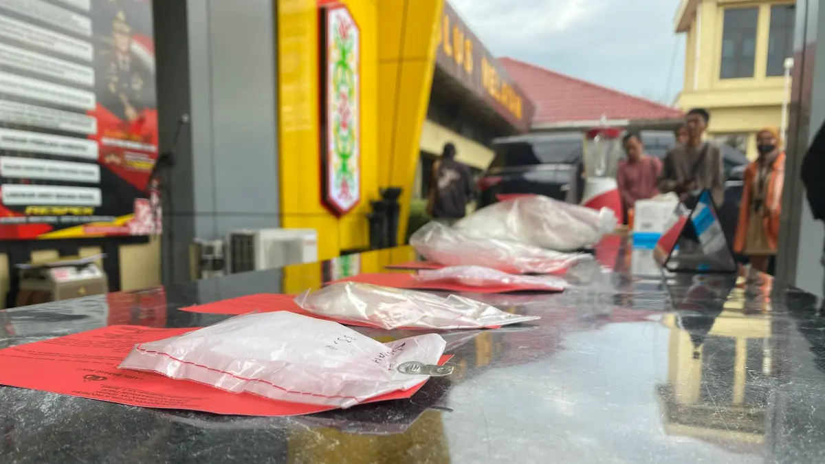 Narkoba jenis sabu.(Miftah/kaltengpos.jawapos.com)