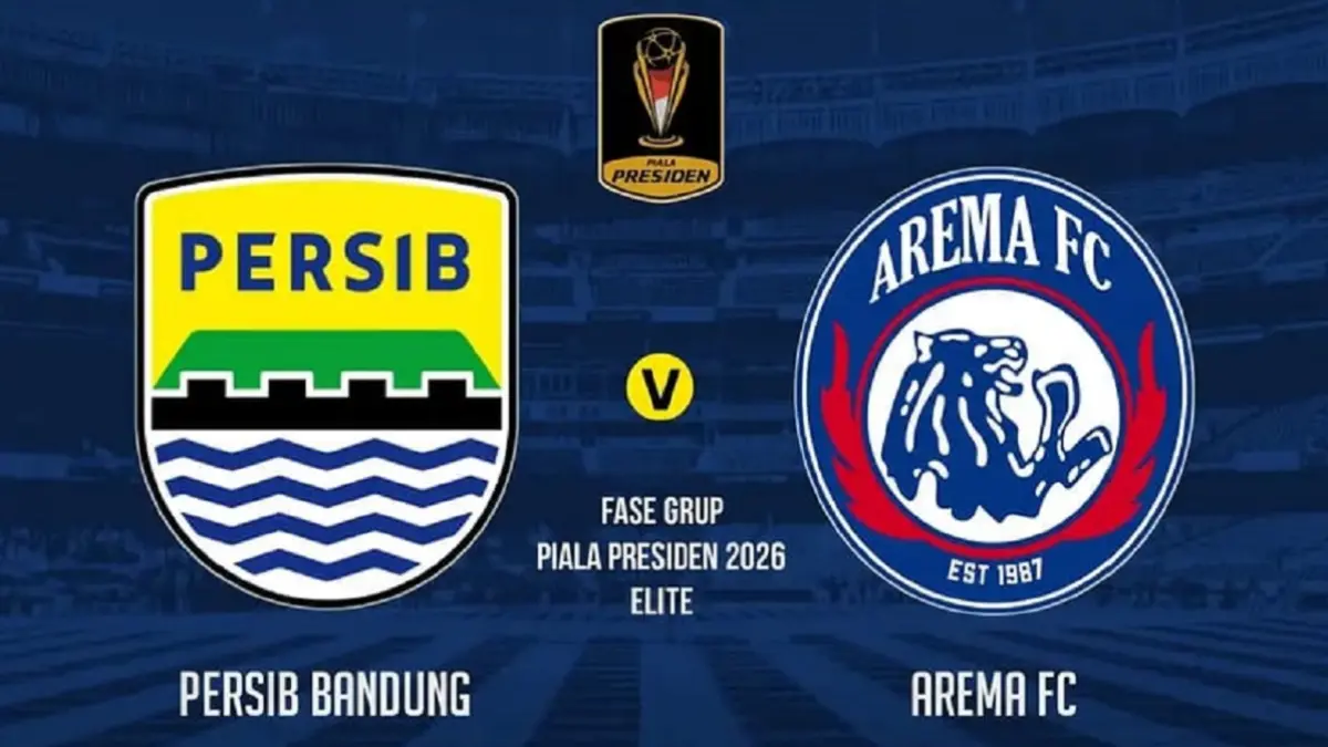 Persib Bandung dijadwalkan menghadapi Arema FC di Stadion Si Jalak Harupat pada matchday perdana penyisihan Grup A Piala Presiden 2026, Sabtu (25/7/2026) malam WIB. (Sumber: Instagram @persibfyi)