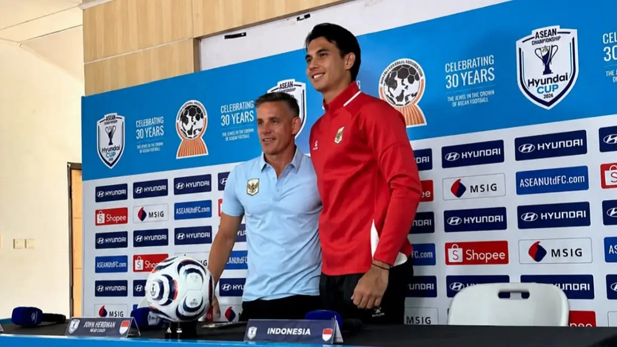 Timnas Indonesia akan menghadapi Kamboja di Stadion Pakansari, Kabupaten Bogor pada penyisihan Grup A Piala AFF 2026, Senin (27/7/2026) malam WIB. Laga ini menjadi debut pelatih Indonesia John Herdman di ajang Piala AFF. (Sumber: Instagram @feeds.timnas)
