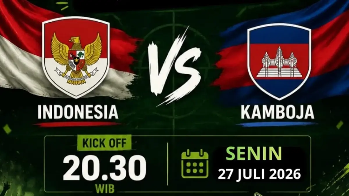 Timnas Indonesia akan menghadapi Kamboja di Stadion Pakansari, Kabupaten Bogor pada penyisihan Grup A Piala AFF 2026, Senin (27/7/2026) malam WIB. (Sumber: Instagram @warkopyor)