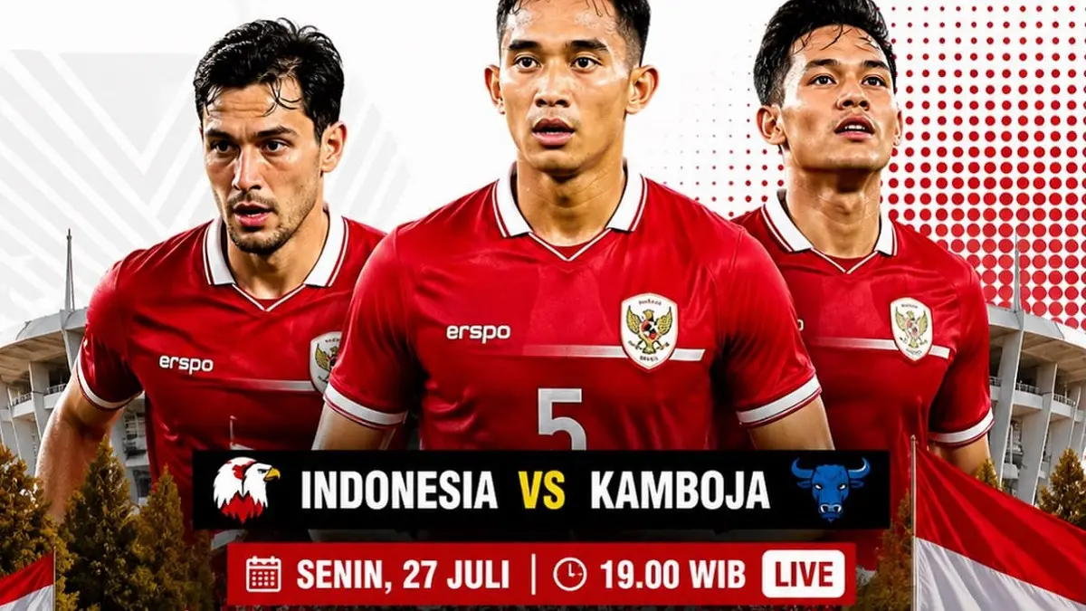 Timnas Indonesia dan Kamboja akan saling beradu kekuatan dan taktik di Stadion Pakansari pada penyisihan Grup A Piala AFF 2026, Senin (27/7/2026) malam WIB. (Sumber: Instagram @garudacommunityhub) 