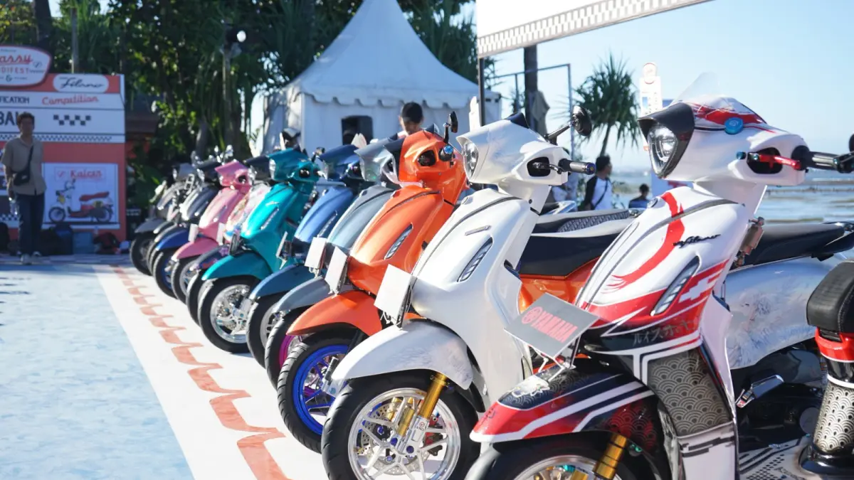 Yamaha CLASSY Modifest 2026 sukses menyapa lima kota di Indonesia, yaitu Bali, Surabaya, Bandung, Makassar, dan Yogyakarta.(Yamaha)