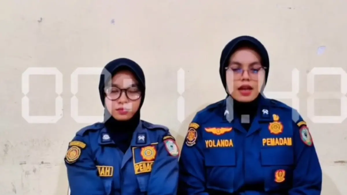 2 ASN Disdamkarmat Kotim meminta maaf.(TikTok)