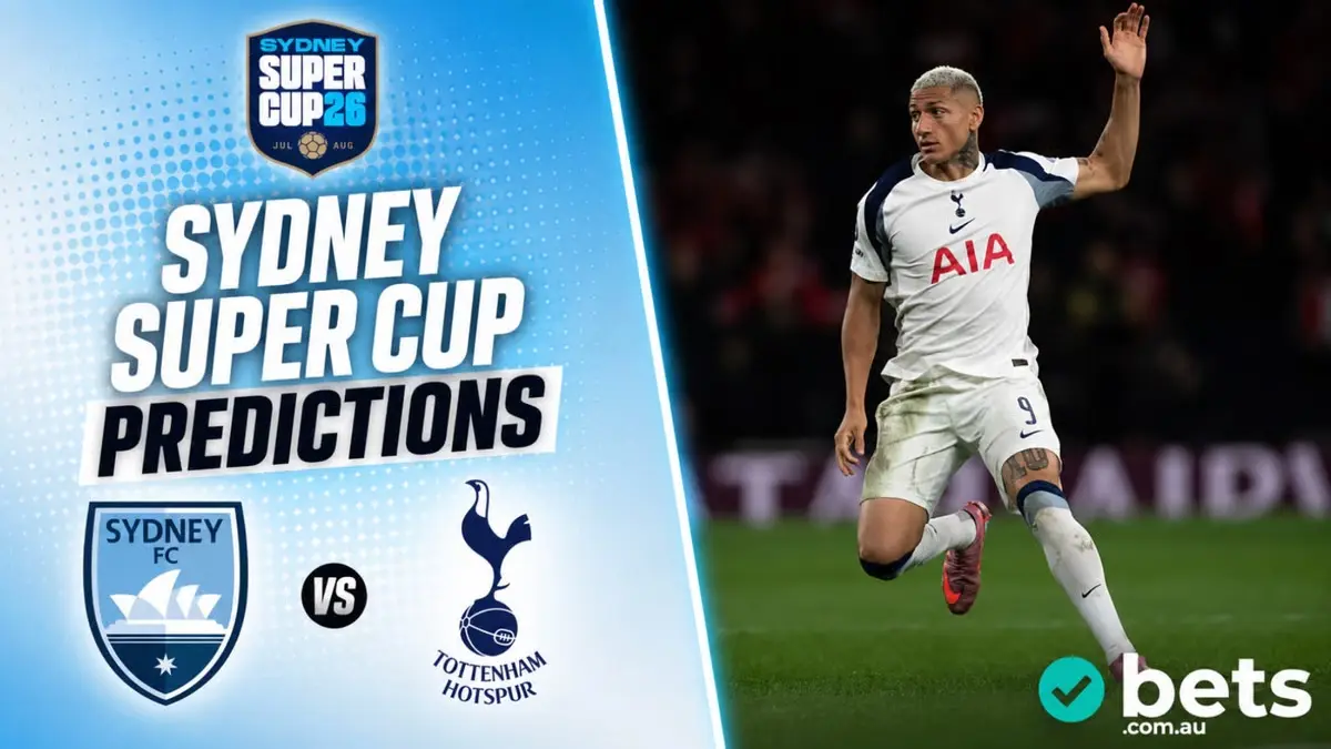 Sydney FC dijadwalkan menghadapi Tottenham Hotspur di Allianz Stadium pada lanjutan Sydney Super Cup 2026, Rabu (29/7/2026) sore WIB. (Sumber: bets.com.au)