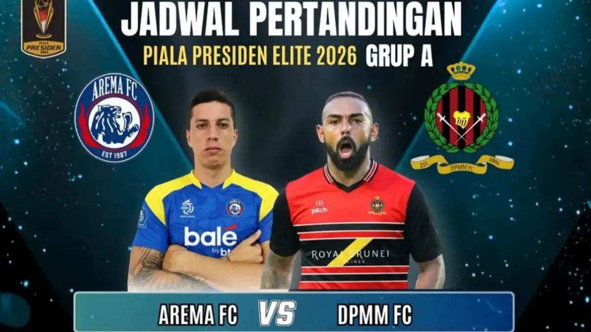 Arema FC dijadwalkan menghadapi DPMM FC di Stadion Si Jalak Harupat, Soreang, Kabupaten Bandung pada lanjutan penyisihan Grup A Piala Presiden 2026, Jumat (31/7/2026) sore WIB. (Sumber: Instagram @_bolaku)