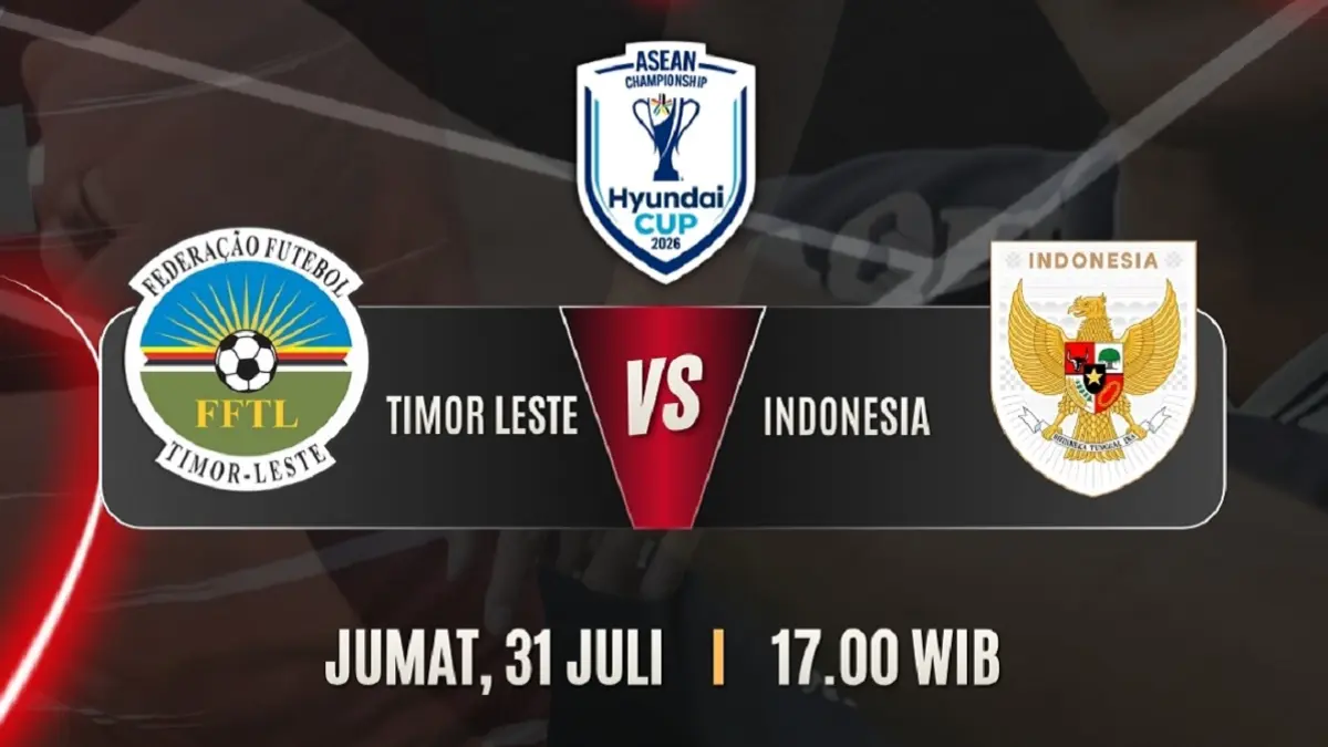 Timnas Timor Leste akan menjajal kekuatan Timnas Indonesia di Chonburi Stadium, Thailand pada lanjutan penyisihan Grup A Piala AFF 2026, Jumat (31/7/2026) sore WIB. (Sumber: Instagram @malangposcomedia)
