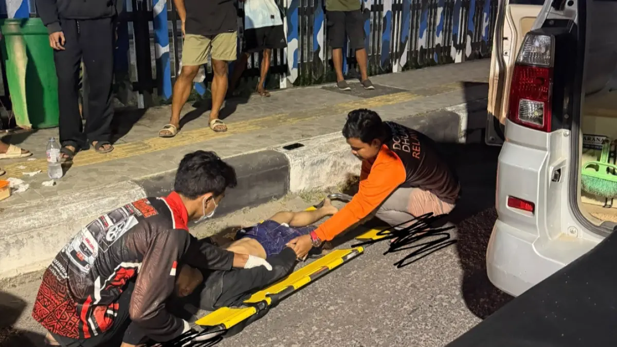 Korban kecelakaan di Sampit.(Warga)