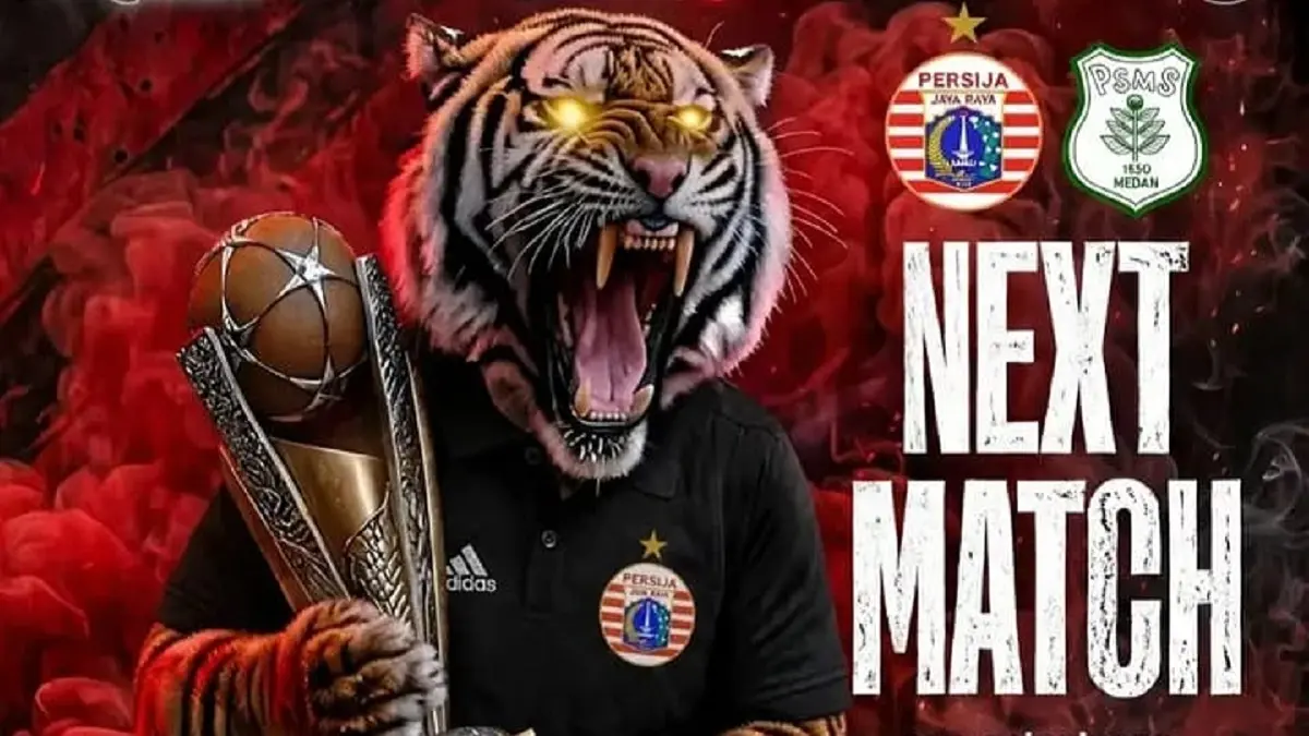 Persija Jakarta bersiap menjajal kekuatan PSMS Medan di Stadion Gelora Bung Tomo, Surabaya dalam laga lanjutan penyisihan Grup B Piala Presiden 2026, Sabtu (1/8/2026) sore WIB. (Sumber: Instagram @jakjoharbarubersatu)  