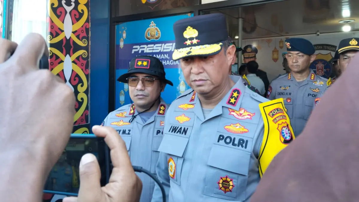 Kapolda Kalteng Irjen Pol Iwan Kurniawan soal keterlibatan perusahaan saat karhutla.(Miftah/kaltengpos.jawapos.com)