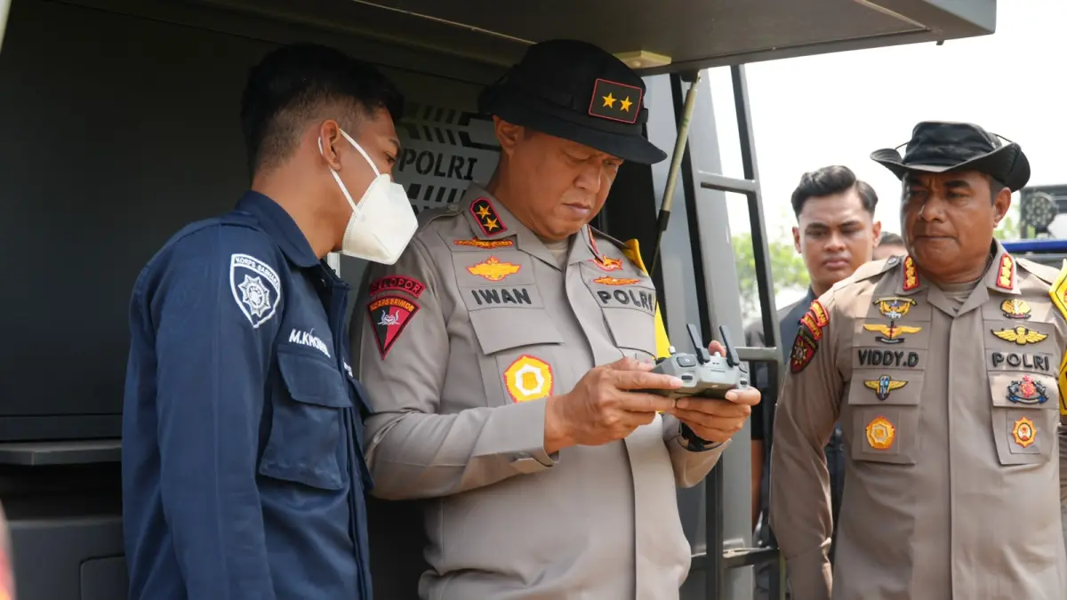 Karhutla di Kameloh Baru jadi perhatian Kapolda Kalteng.(Humas)