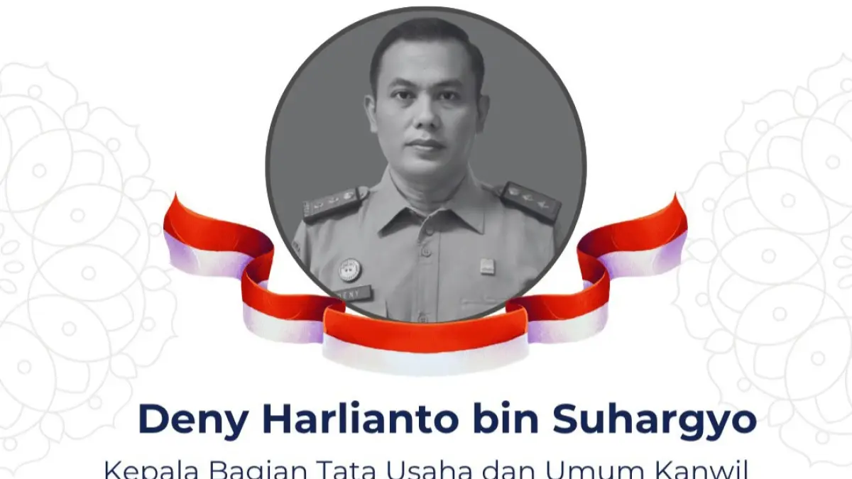 Kepala Bagian Tata Usaha dan Umum Kanwil Kementerian Hukum Kalimantan Tengah, Deny Harlianto