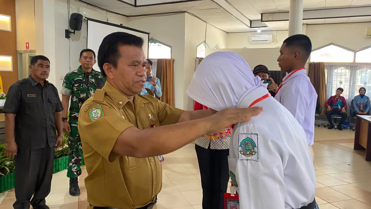 Paskibraka Kotim memulai latihan.(Humas)