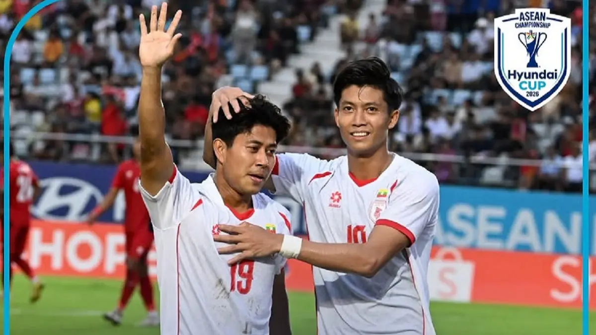 Dua laga penyisihan Grup B Piala AFF 2026 yang digelar Selasa (5/8/2026) menyajikan hasil menarik. Timnas Myanmar sukses membantai Laos dengan skor 7-2, sementara Thailand hanya menang tipis 1-0 atas Filipina. (Sumber: Instagram @aseanutdfc)