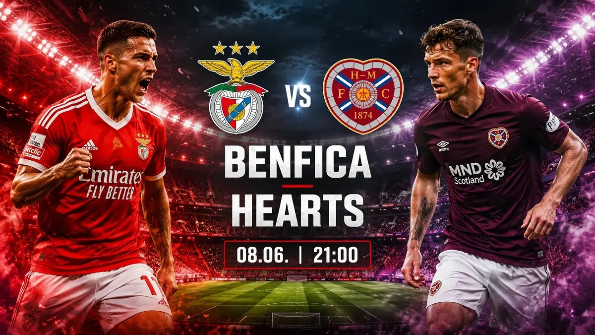Benfica dijadwalkan menghadapi Hearts di Estádio da Luz pada babak ketiga kualifikasi Liga Europa pada Jumat (7/8/2026) dini hari WIB. (Sumber: hungarysport.hu)