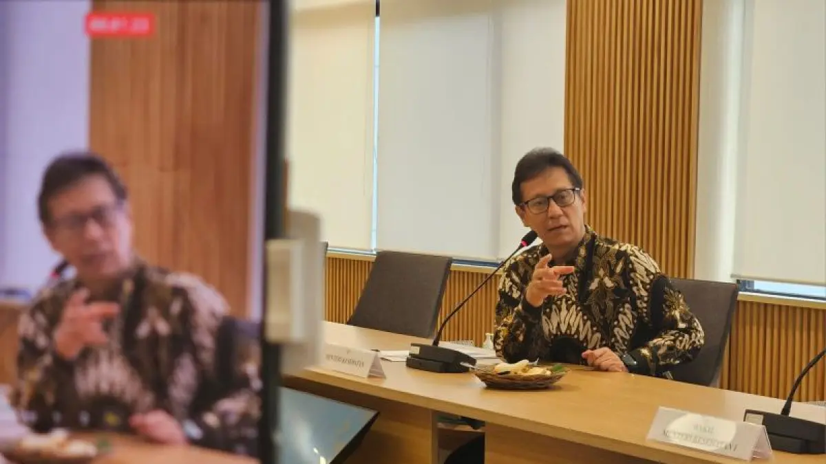 Menteri Kesehatan Budi Gunadi Sadikin di Jakarta, Selasa (4/8/2026). ANTARA/Mecca Yumna
