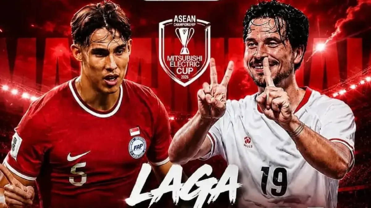 Timnas Indonesia bersiap menjajal kekuatan Singapura di Stadion Jalan Besar pada matchday terakhir penyisihan Grup A Piala AFF 2026, Jumat (7/8/2026) malam WIB. (Sumber: Instagram @rosyatv.sports)