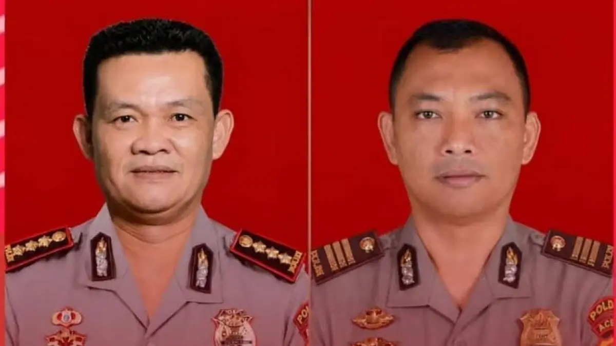 Kombes Pol Andi Kirana dan Kasatnarkoba Polresta Banda Aceh tersangkut narkoba.(InstagramLabeturah)
