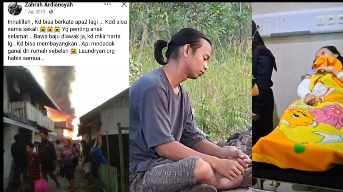 Krismon dan istri 2 kali menjadi korban kebakaran.