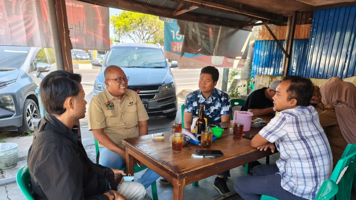 Anggota Satintelkam Polresta Palangka Raya bersama Dewan Tani Merdeka