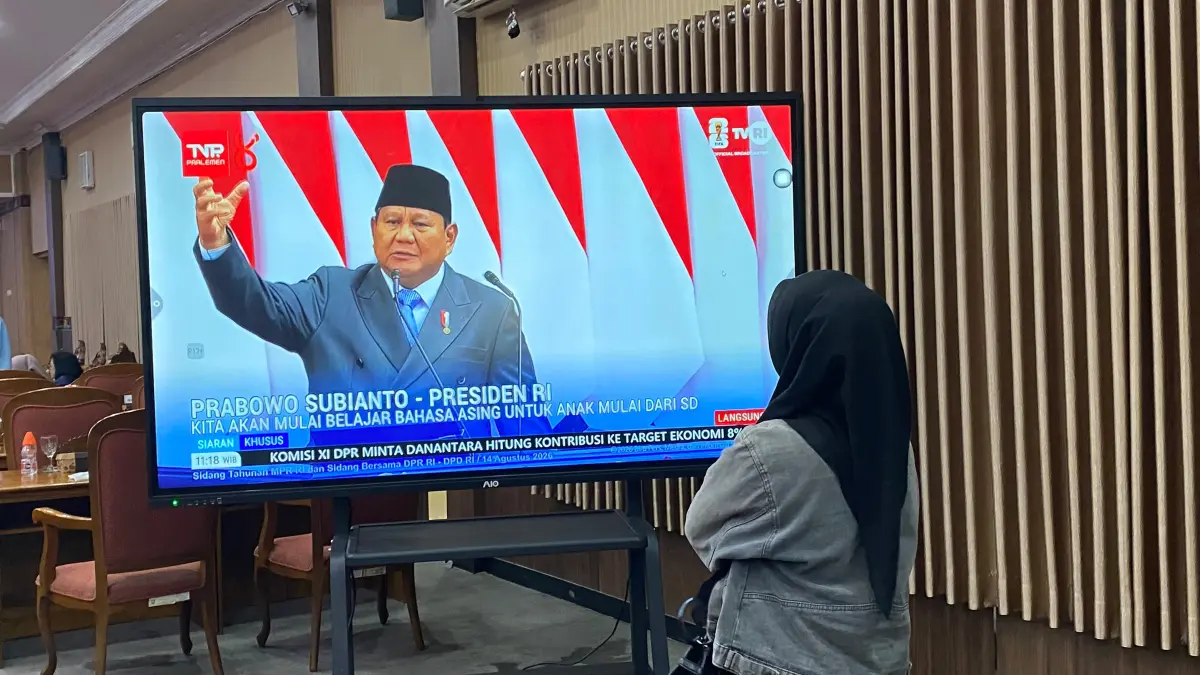 Pidato Presiden Prabowo.