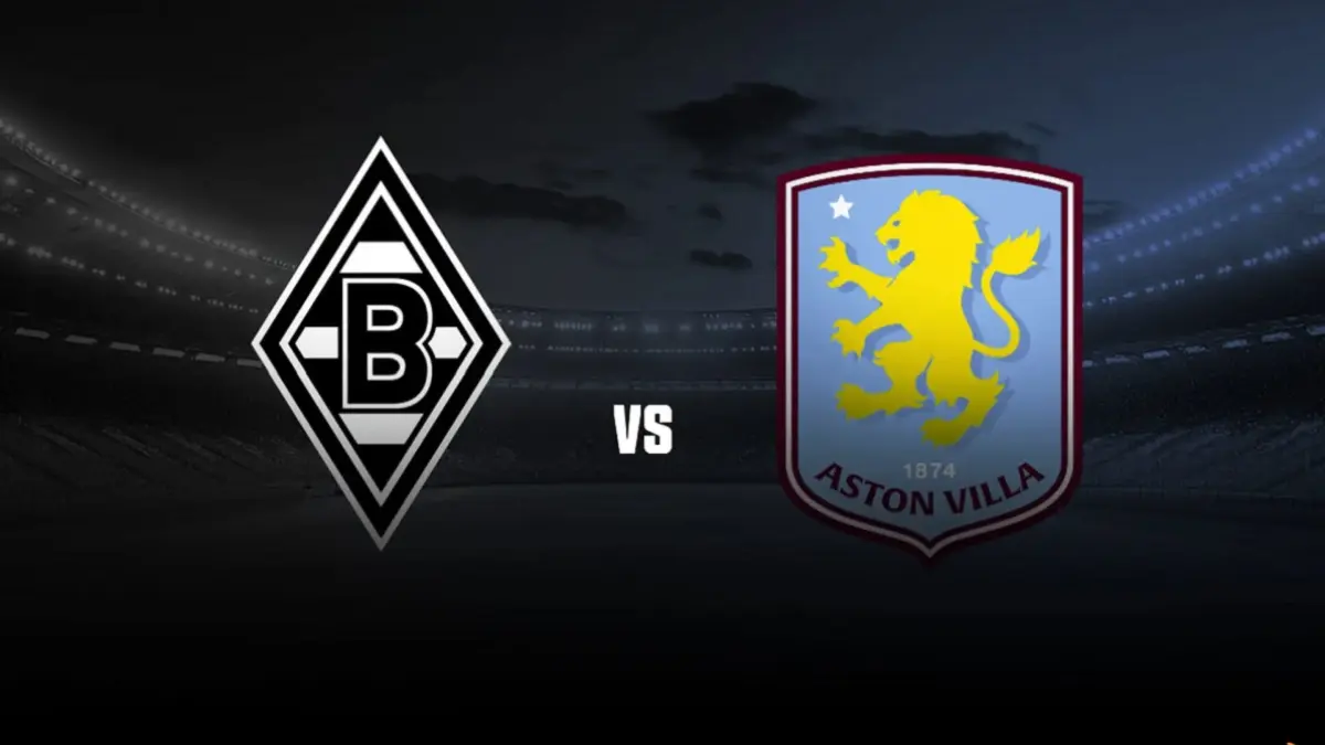 Borussia M’gladbach dijadwalkan menghadapi Aston Villa di Borussia Park dalam laga uji coba bertajuk Club Friendly Match 2026, Sabtu (15/8/2026) malam WIB. (Sumber: khelnow.com) 