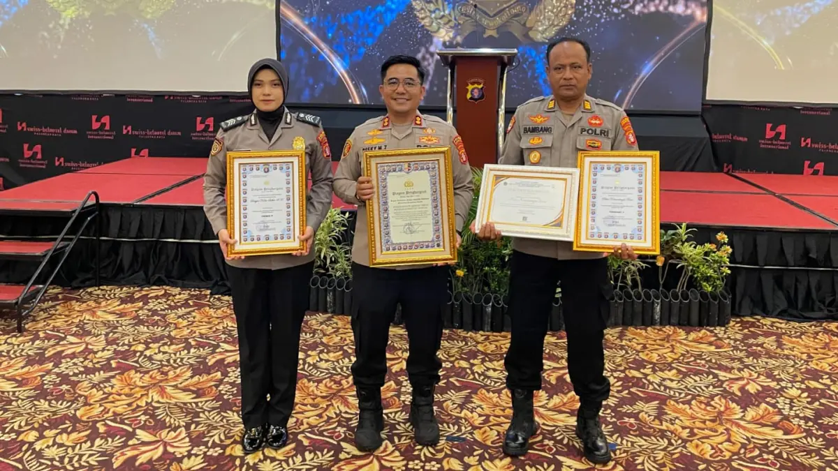 Empat penghargaan diraih Polres Kotim.(Humas)