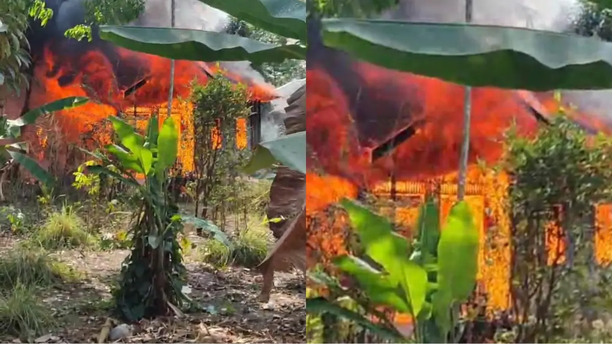 Kebakaran rumah di Kotabesi.(Warga)