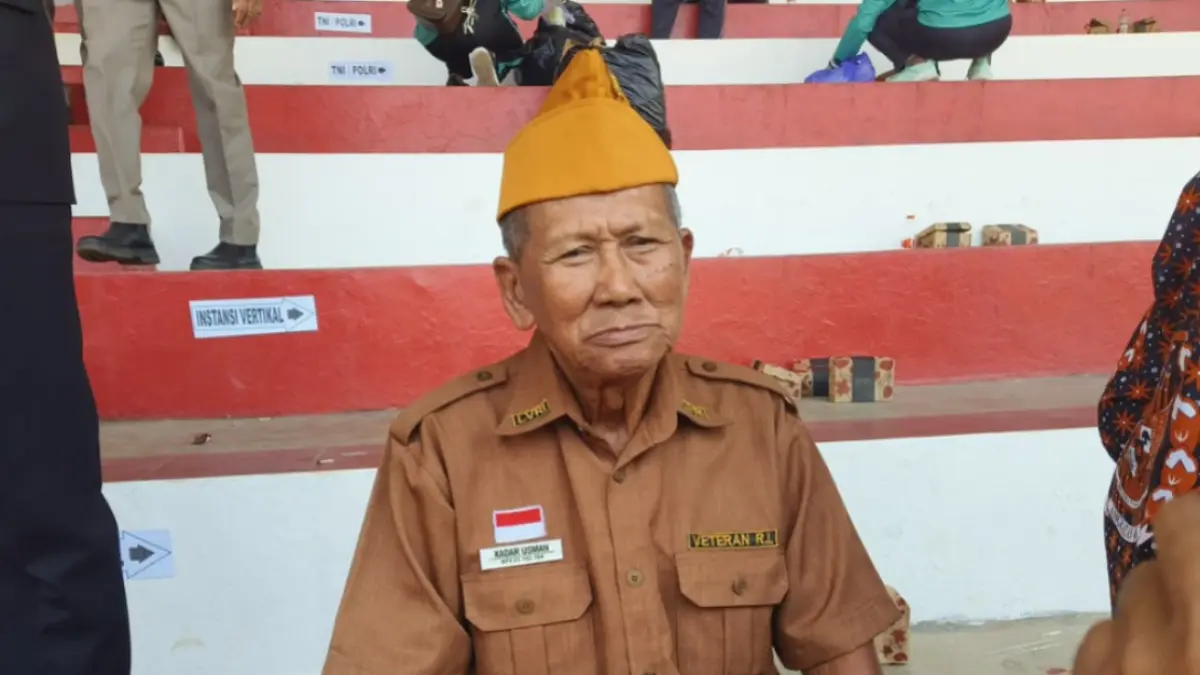 Cerita prajurit veteran di Kotim, Kadar Usman.(Miftah/kaltengpos.jawapos.com)