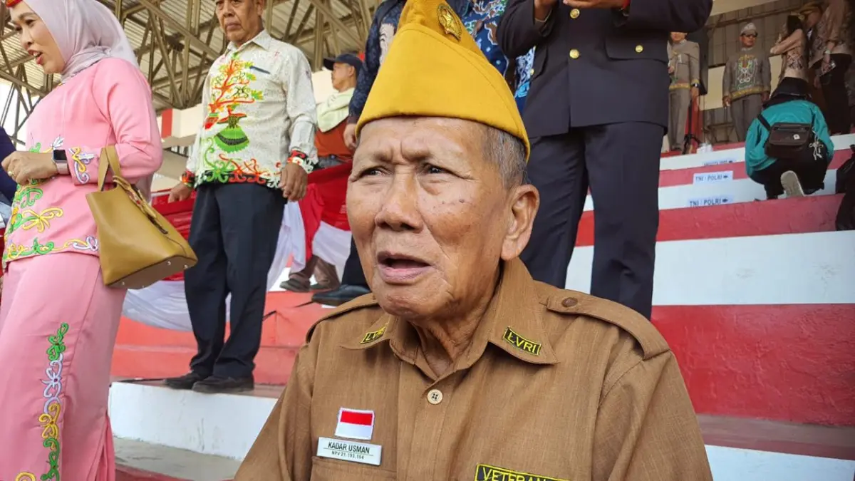 Cerita prajurit veteran di Kotim, Kadar Usman.(Miftah/kaltengpos.jawapos.com)