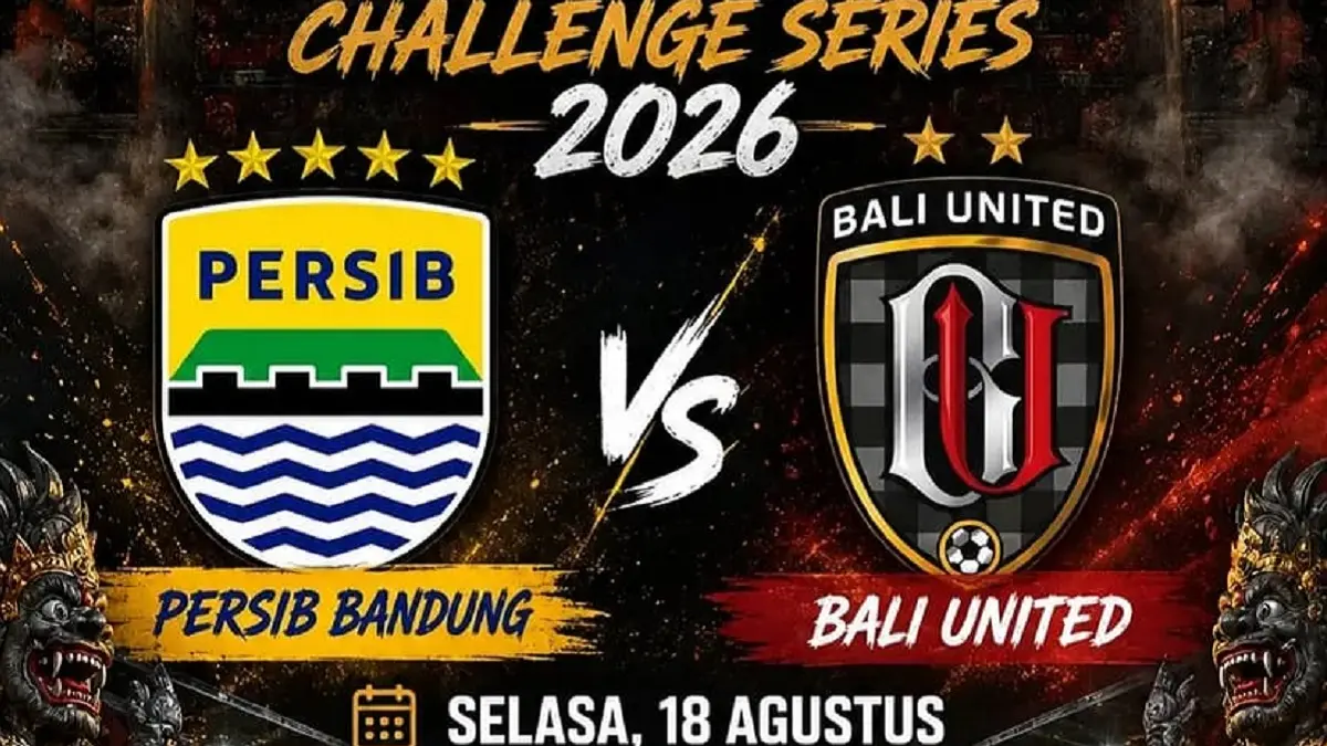 Persib Bandung dijadwalkan menghadapi Bali United di Stadion Kapten I Wayan Dipta, Gianyar, Bali dalam laga uji coba pramusim bertajuk Dewata Challenge Series 2026, Selasa (18/8/2026). (Sumber: Instagram @vikingkundur)