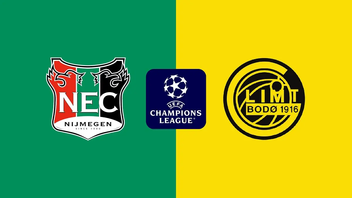 NEC Nijmegen dijadwalkan menghadapi Bodo/Glim di Stadion de Goffert, Nijmegen, Belanda dalam laga playoff Liga Champions 2026/2027, Kamis (20/8/2026) dini hari WIB. (Sumber: dazn.com)