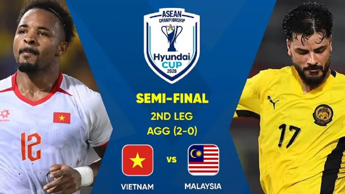 Timnas Vietnam akan menjajal kekuatan Malaysia pada leg kedua semifinal Piala AFF 2026 di My Dinh National Stadium, Rabu (19/8/2026) malam WIB. (Sumber: Instagram @aseanfootballnews)