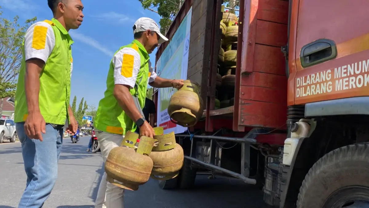 Elpiji 3 kilogram dipasok di 6 kecamatan.(Miftah/kaltengpos.jawapos.com)