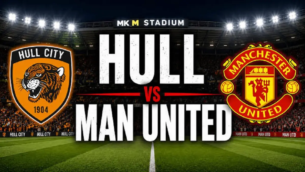 Hull City dijadwalkan menghadapi Manchester United pada pekan pertama Liga Inggris 2026/2027 di MKM Stadium, Sabtu (22/8/2026) malam WIB. (Sumber: thatsagoal.com)