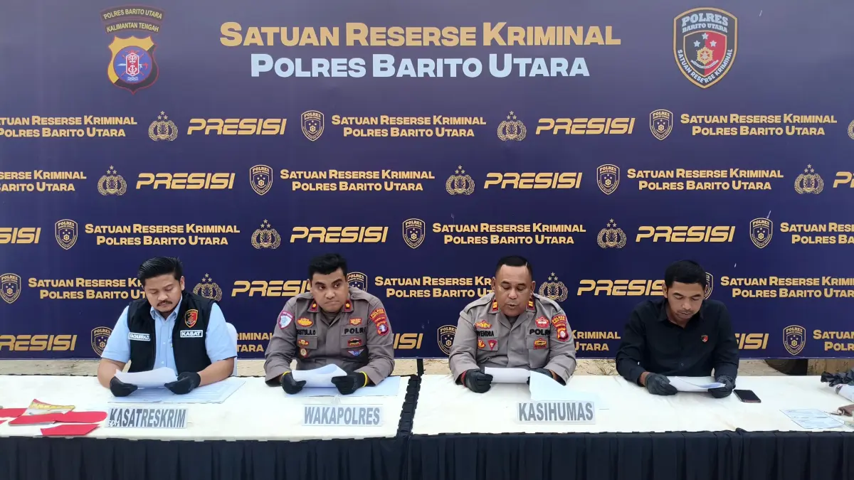 Polres Barito Utara tangkap penambang ilegal dan penimbunan BBM.(Reno/Kalteng Pos)