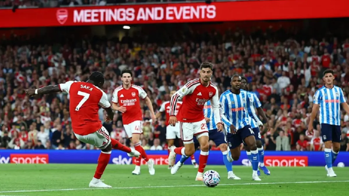 Juara bertahan, Arsenal, mengambil langkah positif dalam perburuan mempertahankan trofi Liga Primer Inggris 2026/2027 usai menaklukkan Coventry City dengan skor 3-0 di Emirates Stadium, Sabtu (22/8/2026) dini hari WIB. (Sumber: Reuters)    