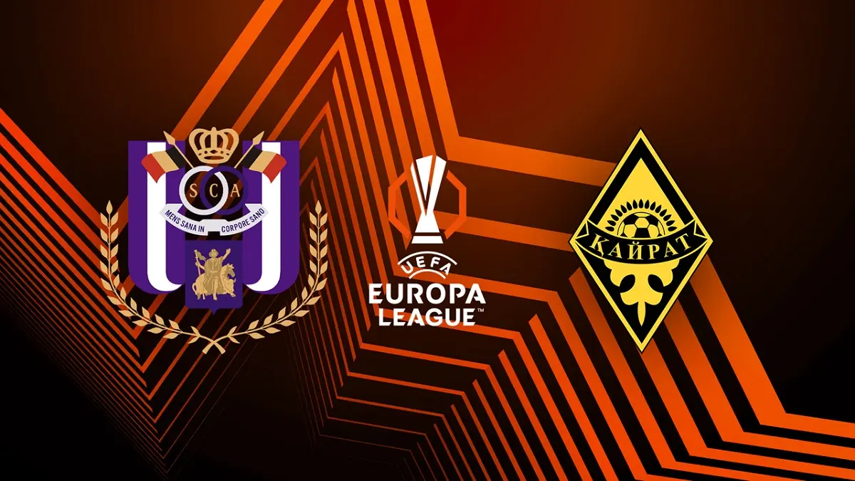 Anderlecht bersiap menjamu Kairat Almaty di Stadion Lotto Park, Brussels pada lanjutan playoff Liga Europa UEFA 2026/2027, Jumat (28/8/2026) dini hari WIB. (Sumber: thesportsdb.com)